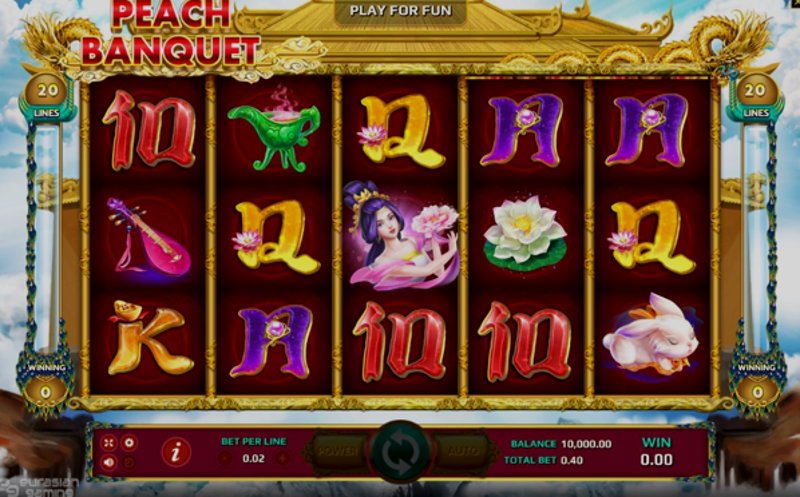 Play Peach Banquet by Eurasian Gaming at 1Win Casino