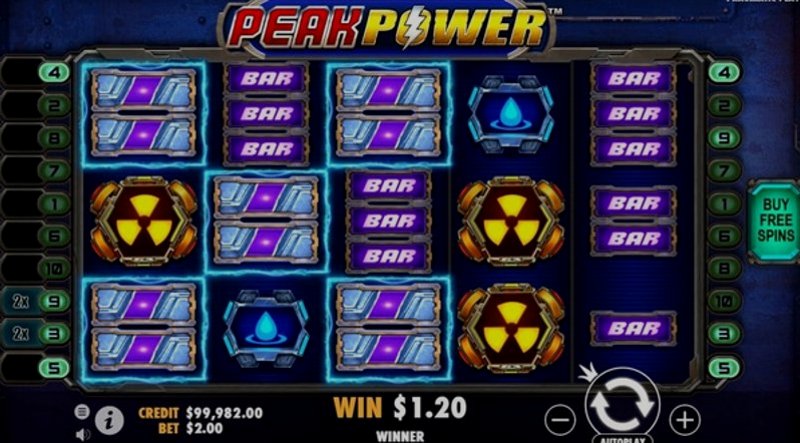 Play Peak Power by Pragmatic at 1Win Casino