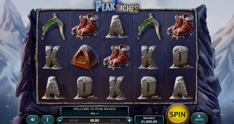 Play Peak Riches by Nucleus Gaming at 1Win Casino