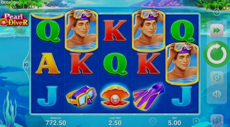 Play Pearl Diver by 3 Oaks Gaming at 1Win Casino