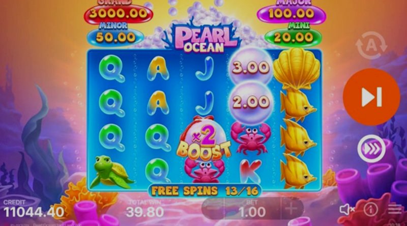 Play Pearl Ocean: Hold and Win by Playson at 1Win Casino