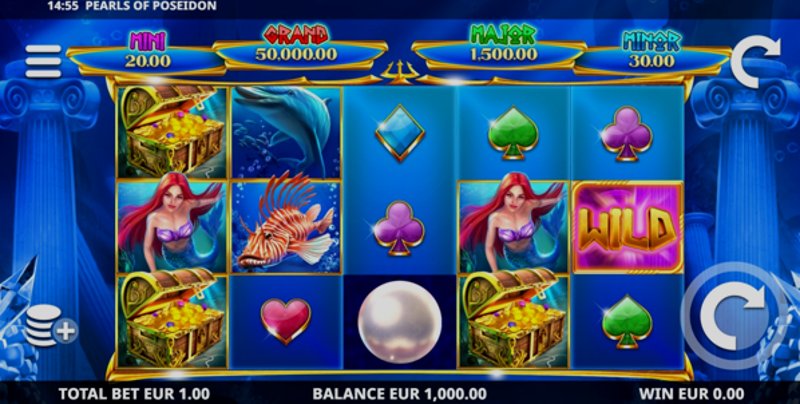 Play Pearls of Poseidon by Leander at 1Win Casino