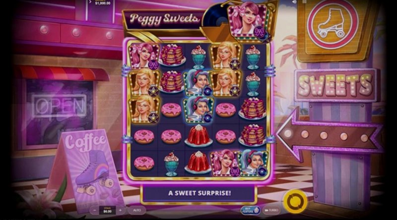 Play Peggy Sweets by Red Tiger at 1Win Casino