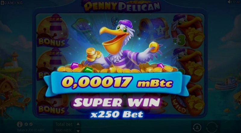 Play Penny Pelican by Bgaming at 1Win Casino