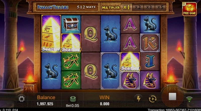 Play Pharaoh Treasure by Tadagaming at 1Win Casino