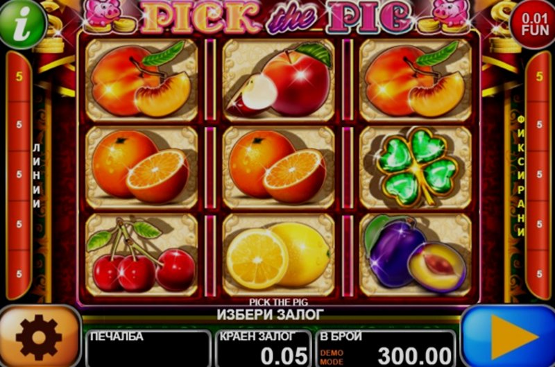 Play Pick The Pig by Ct Interactive at 1Win Casino