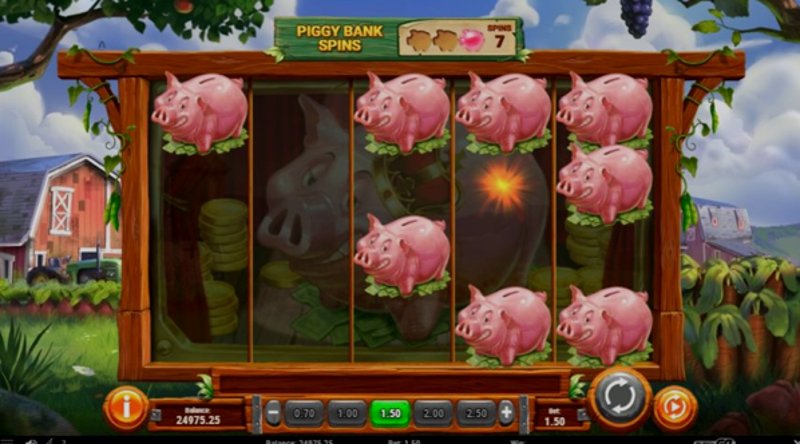 Play Piggy Bank Farm by Playn Go at 1Win Casino