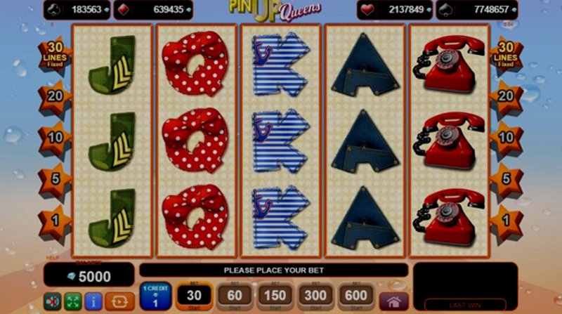 Play Pin Up Queens by Amusnet at 1Win Casino