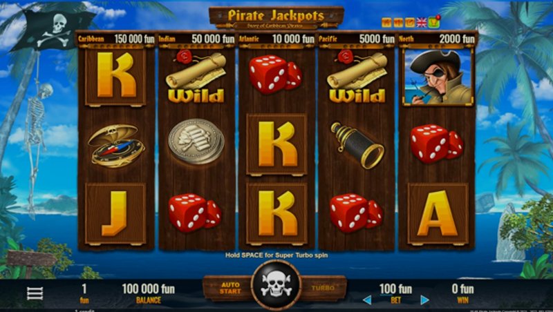 Play Pirate Jackpots by Belatra at 1Win Casino