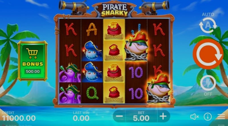 Play Pirate Sharky by Playson at 1Win Casino