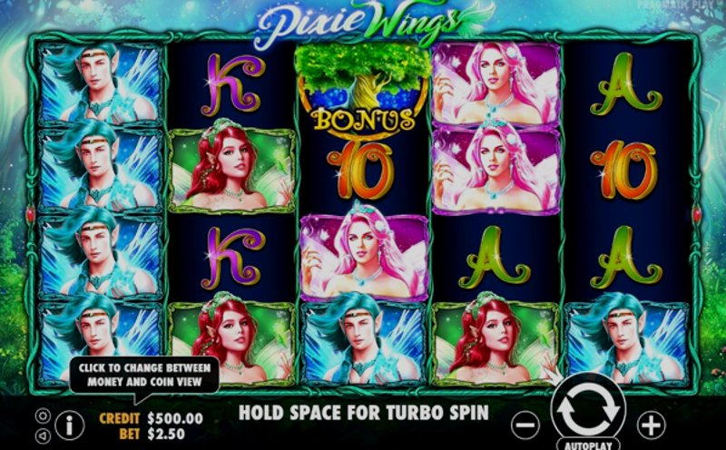 Play Pixie Wings by Pragmatic at 1Win Casino