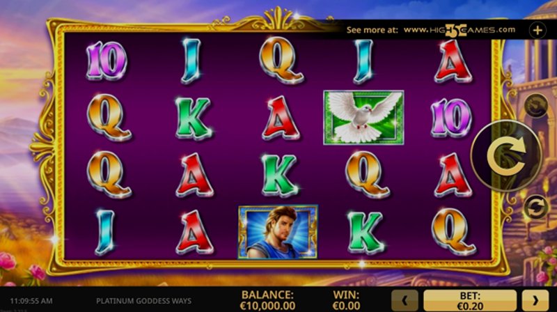 Play Platinum Goddess Ways by High5 at 1Win Casino