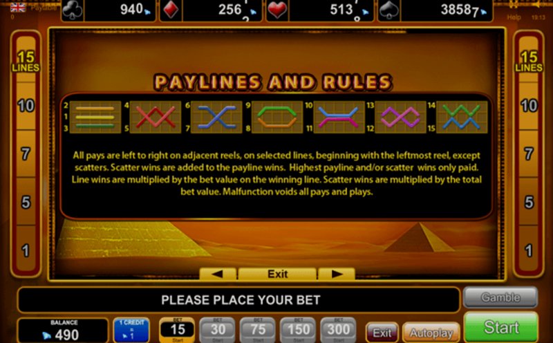 Play Rise of RA by Amusnet Interactive at 1Win Casino