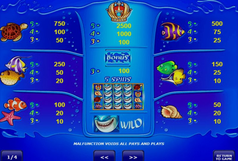 Play Wild Shark by Amatic at 1Win Casino