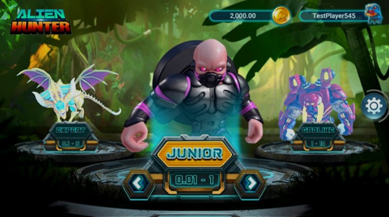 Play Alien Hunter by Spadegaming at 1Win Casino