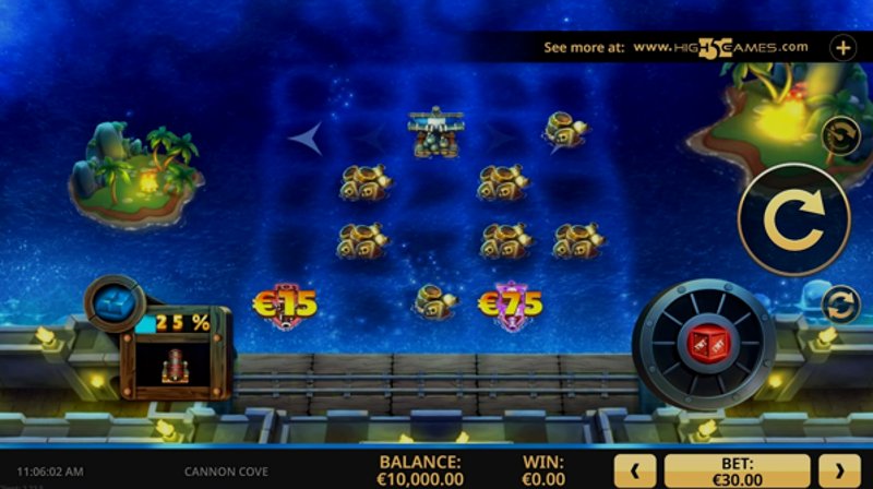 Play Cannon Cove by High5 at 1Win Casino