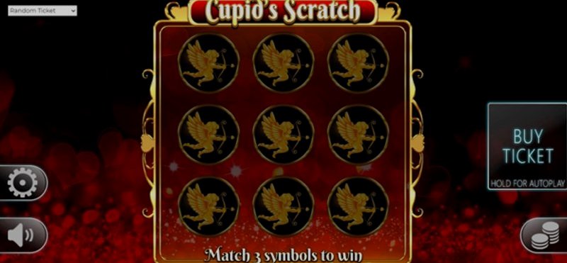 Play Cupids Scratch by Spinomenal at 1Win Casino