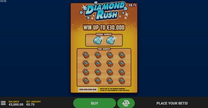 Play Diamond Rush by Red Tiger at 1Win Casino