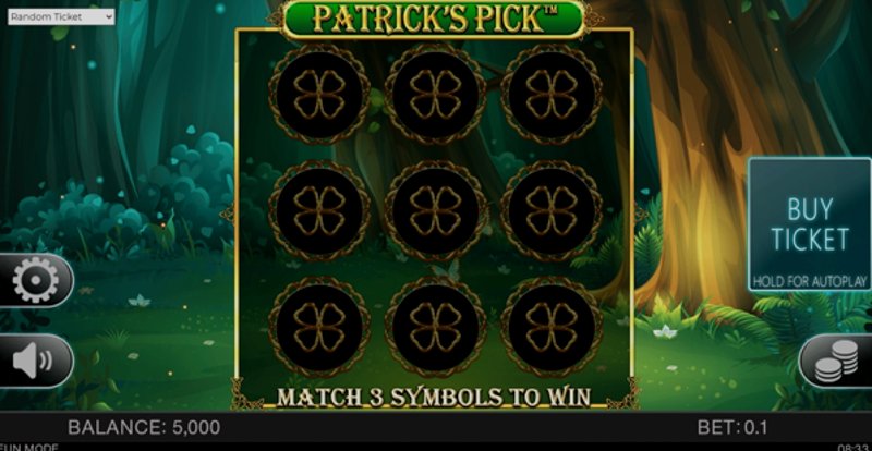 Play Patricks Pick by Spinomenal at 1Win Casino