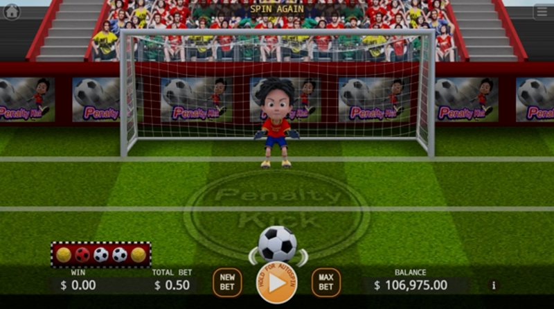 Play Penalty Kick by Kaga at 1Win Casino