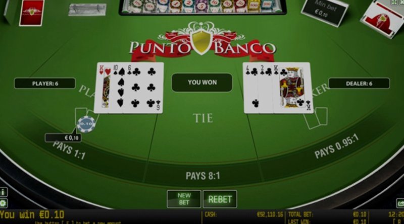 Play Punto Banco by Redtiger at 1Win Casino