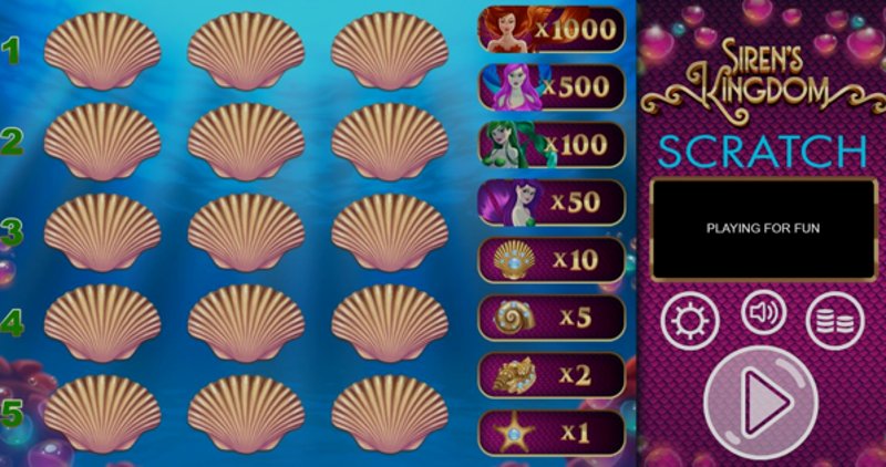 Play Sirens Kingdom by Iron Dog Studios at 1Win Casino