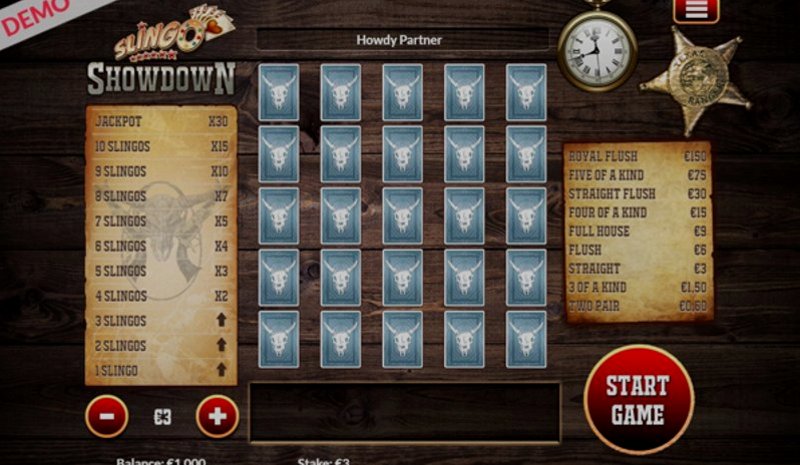 Play Slingo Showdown by Slingo at 1Win Casino