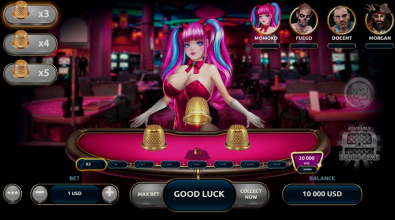 Play The Thimbles by Onlyplay at 1Win Casino