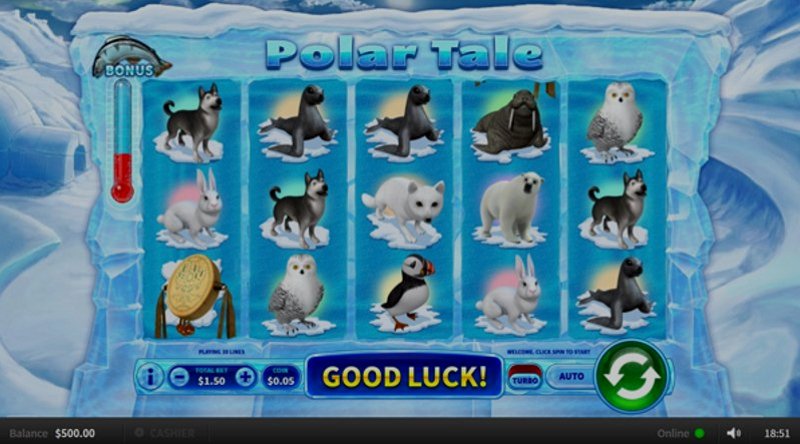 Play Polar Tale by Skywind at 1Win Casino