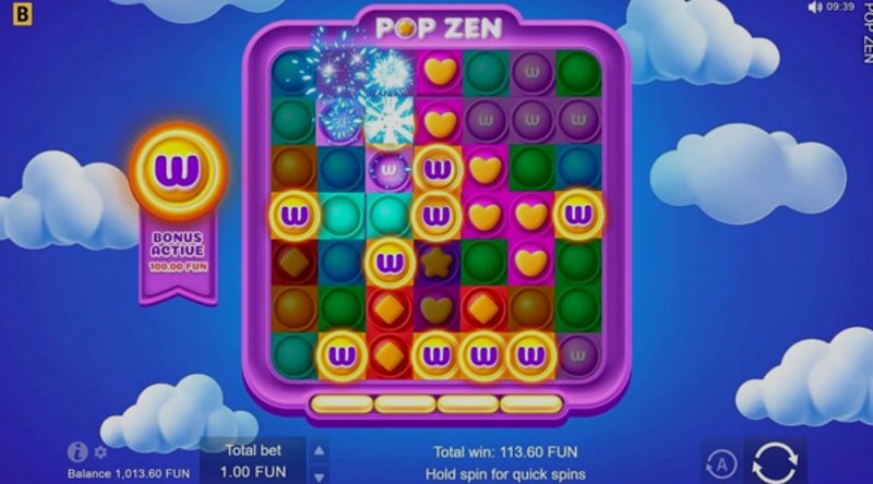 Play Pop Zen by Bgaming at 1Win Casino