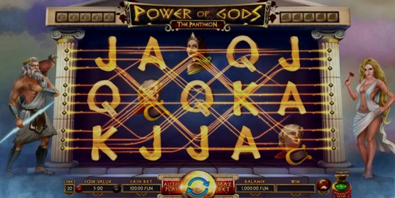 Play Power of Gods by Platipus at 1Win Casino