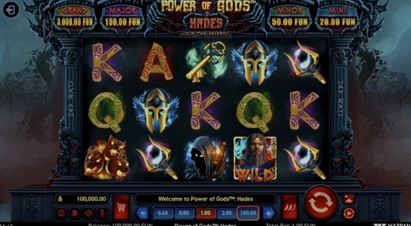 Play Power of Gods: Hades by Wazdan at 1Win Casino