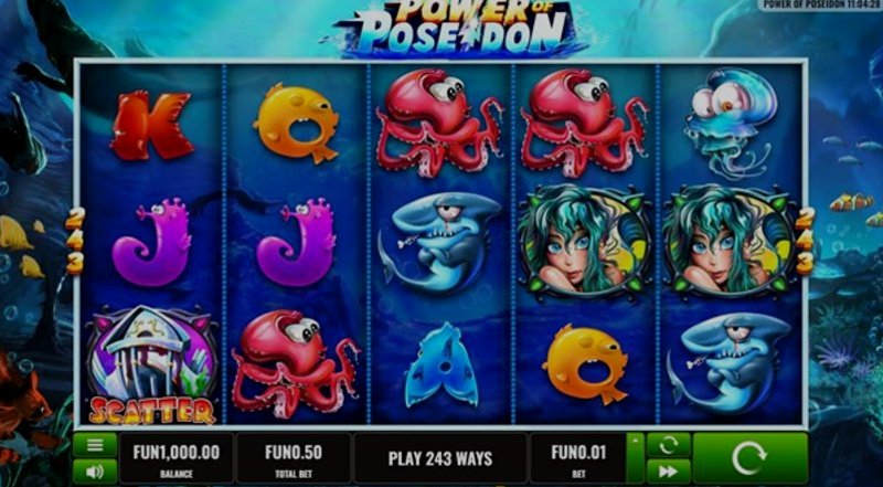 Play Power of Poseidon by Platipus at 1Win Casino