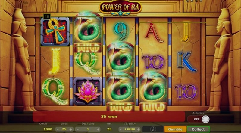 Play Power of Ra by 5 Men Gaming at 1Win Casino