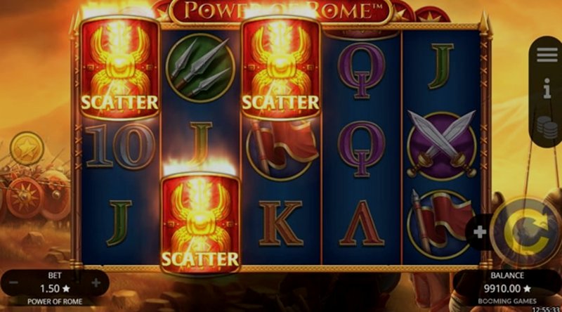 Play Power of Rome by Booming at 1Win Casino