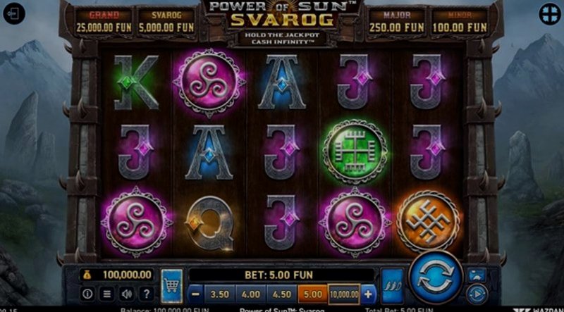 Play Power of Sun™: Svarog by Wazdan at 1Win Casino