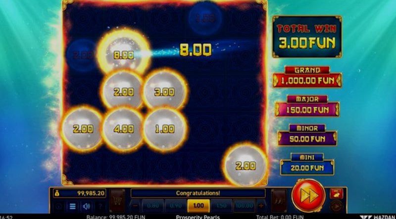 Play Prosperity Pearls by Wazdan at 1Win Casino