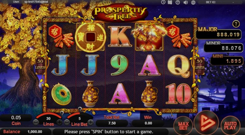 Play Prosperity Tree by Simpleplay at 1Win Casino