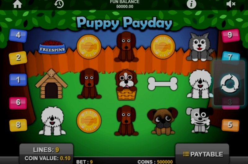 Play Puppy Payday by 1x2gaming at 1Win Casino