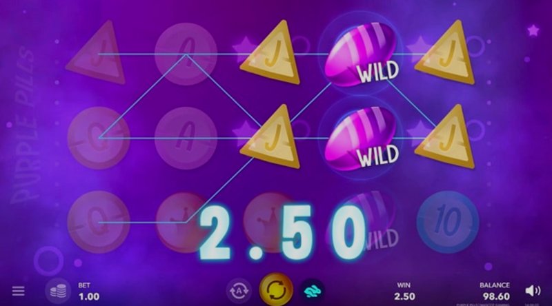 Play Purple Pills by Mascot Gaming at 1Win Casino