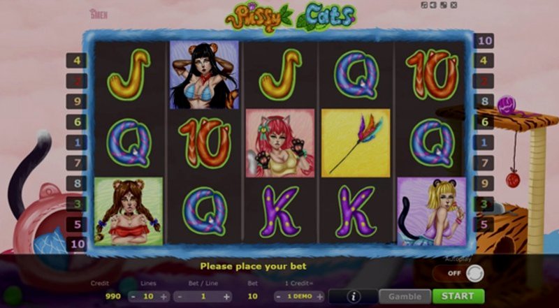 Play Pussy Cats by 5 Men Gaming at 1Win Casino