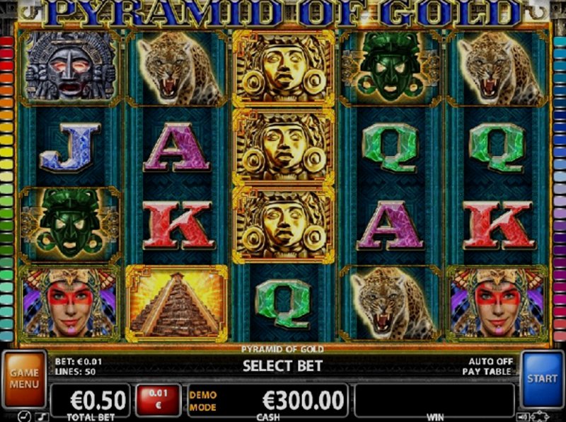 Play Pyramid of Gold by Ct Interactive at 1Win Casino