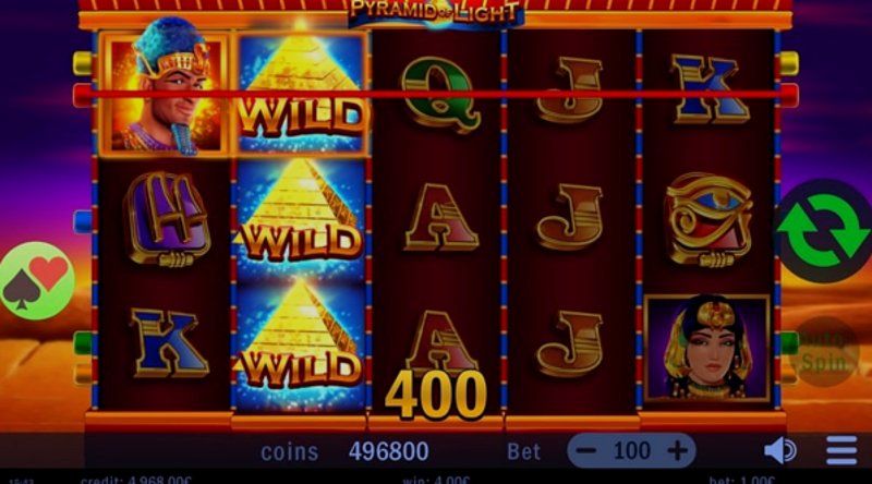 Play Pyramid of Light by Swintt at 1Win Casino