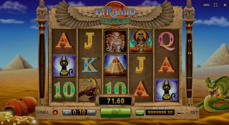 Play Pyramid Treasure by Bf Games at 1Win Casino