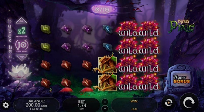 Play Pyro Pixie by Kalamba at 1Win Casino