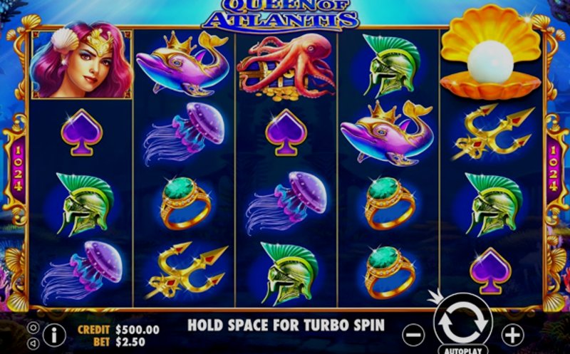 Play Queen of Atlantis by Pragmatic at 1Win Casino