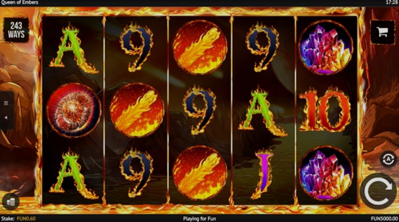 Play Queen of Embers by 1x2gaming at 1Win Casino