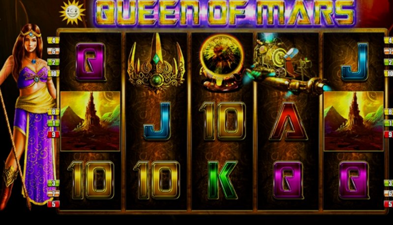 Play Queen Of Mars by Edict at 1Win Casino