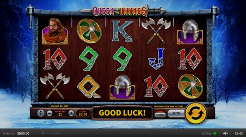 Play Queen of the Vikings by Skywind at 1Win Casino