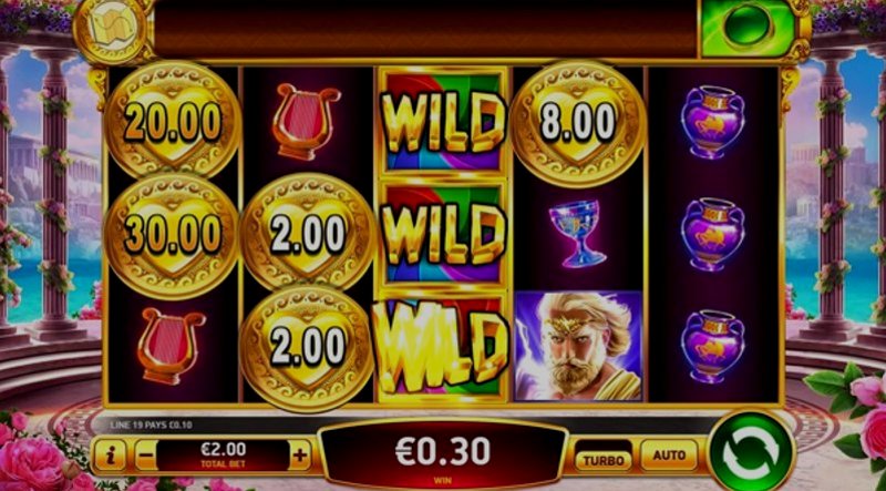 Play Quest of Gods by Rubyplay at 1Win Casino